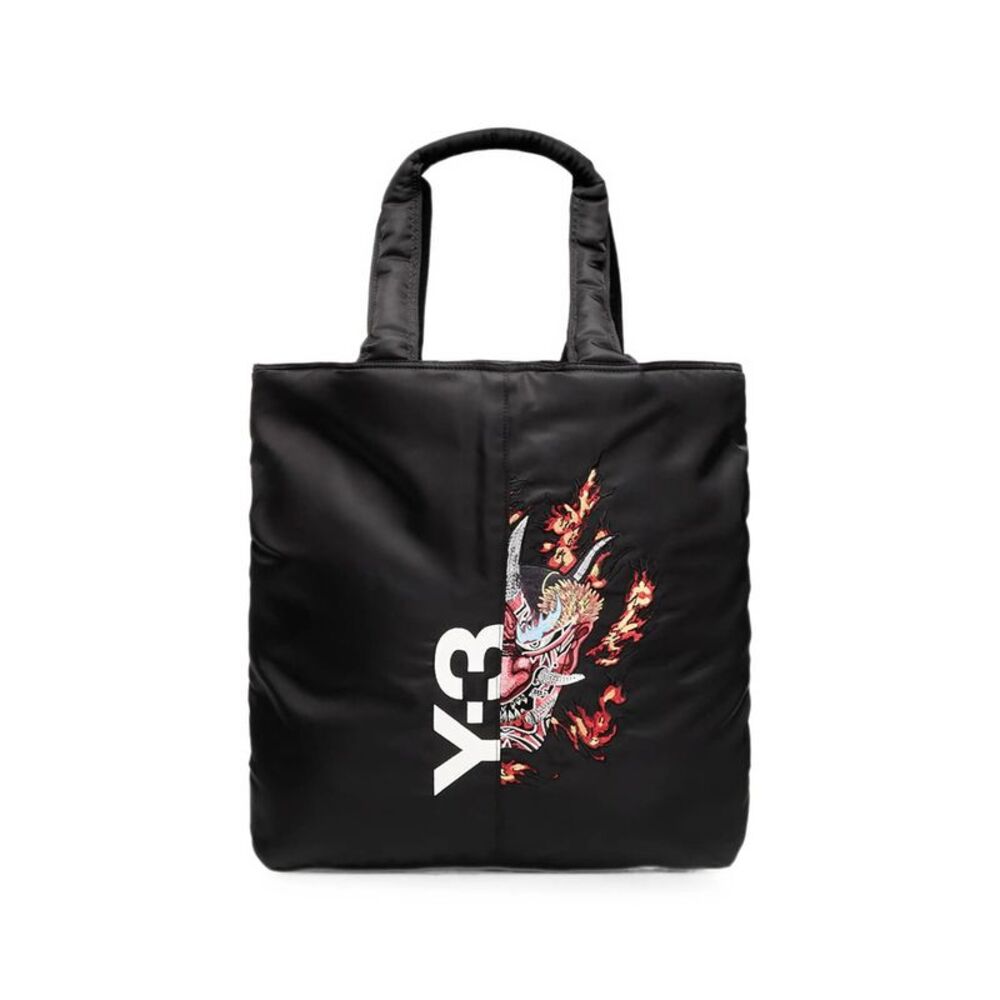 Y-3 Black Tote Bags Men